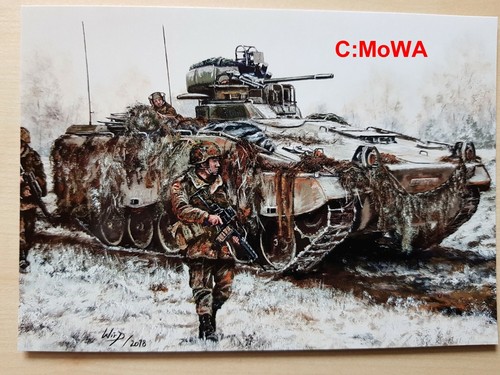 Postkarte spz marder mit - postkarte, (spz