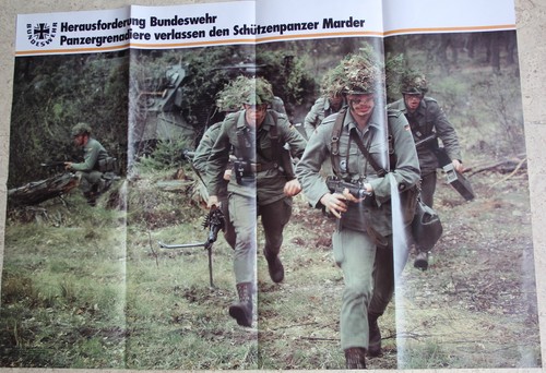 Bundeswehr poster 80er - -,