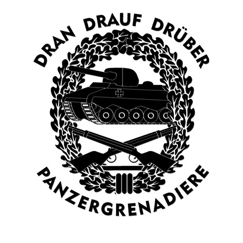 Wandtattoo panzergrenadier - wandtattoo,